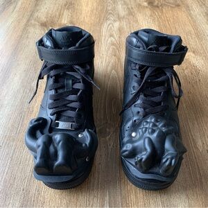 Commes de Garçons Nike AF1 Dinosaur Black 7